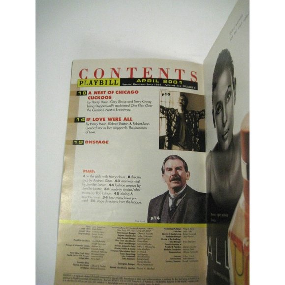 Riverdance Broadway Playbill April 2001 Gershwin Theatre Pat Roddy Eileen Martin - Picture 2 of 6